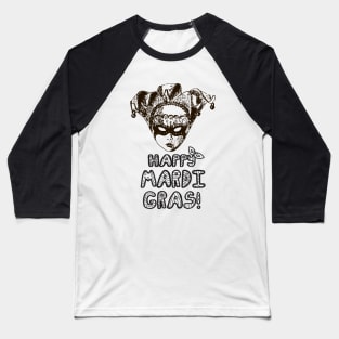 HAPPY MARDI GRAS Baseball T-Shirt